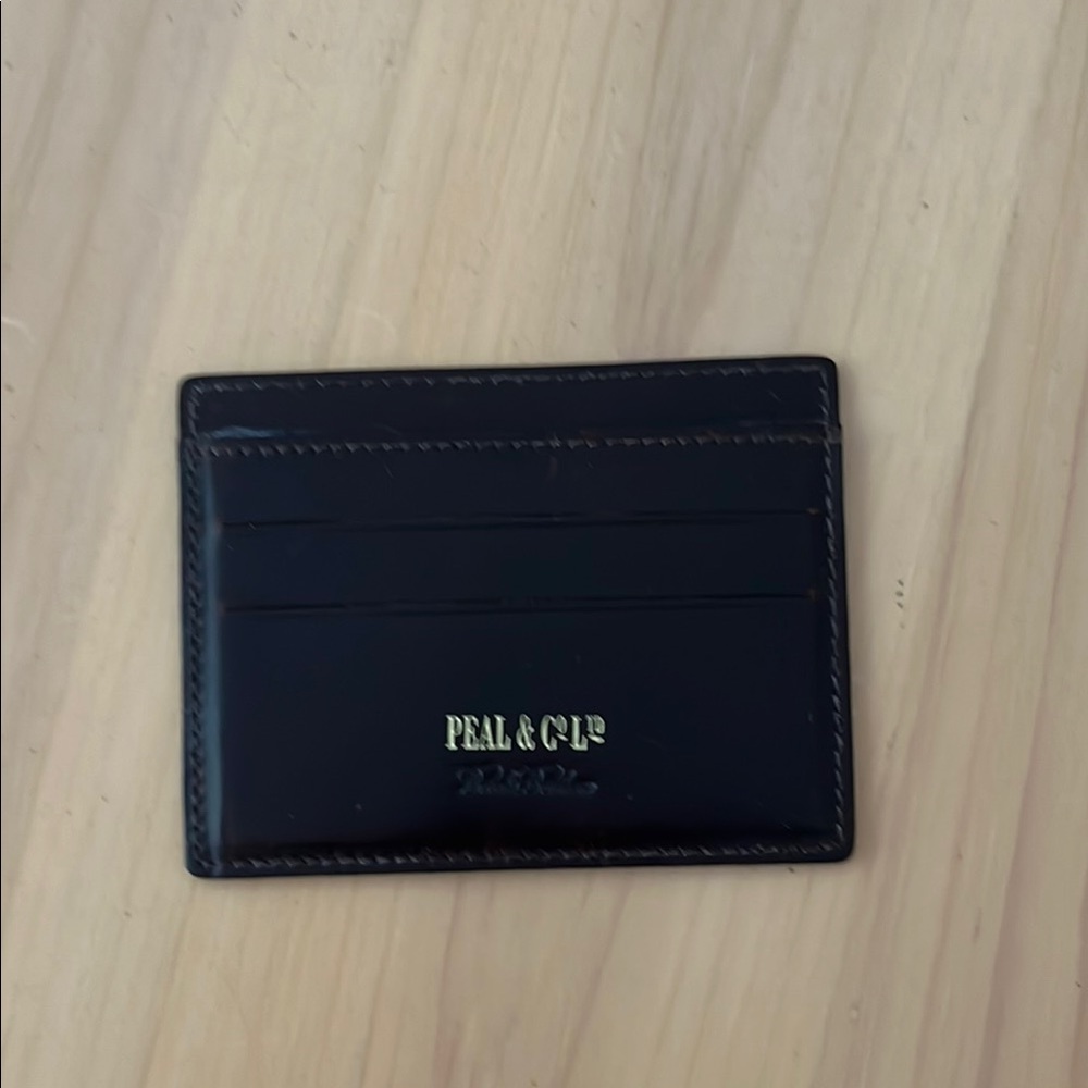 Peal & Co for Brooks Brothers card case new never used